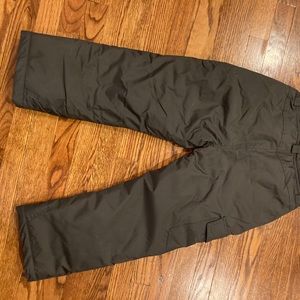 Girls black snow pants